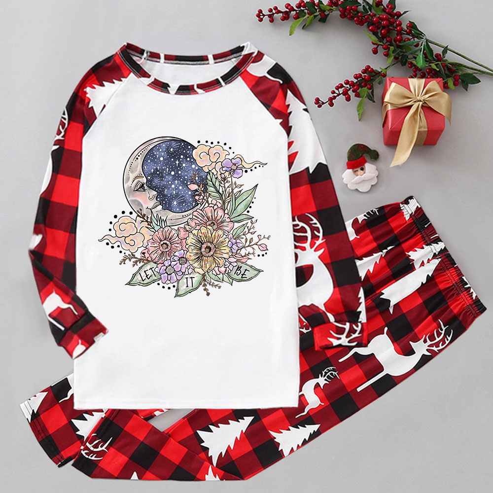 Purplehecate Let It Be Elk Christmas Pajamas