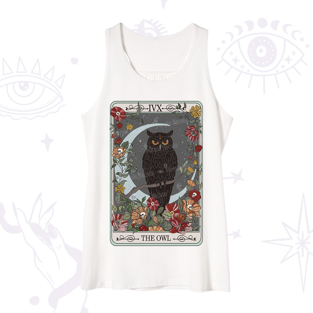 Purplehecate The Owl Tarot Tank