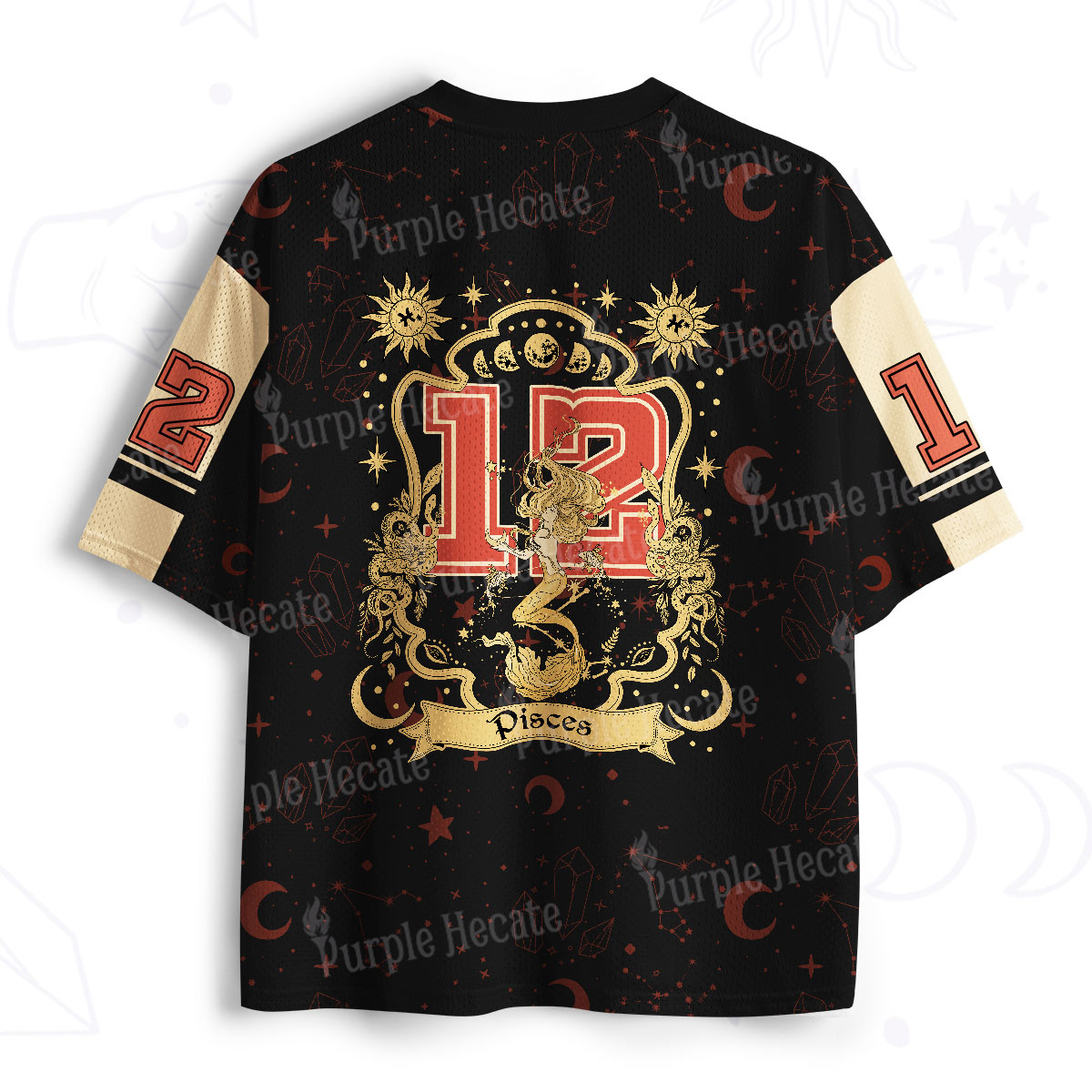 Purplehecate Pisces' Astral Mirage Zodiac Mesh Jersey