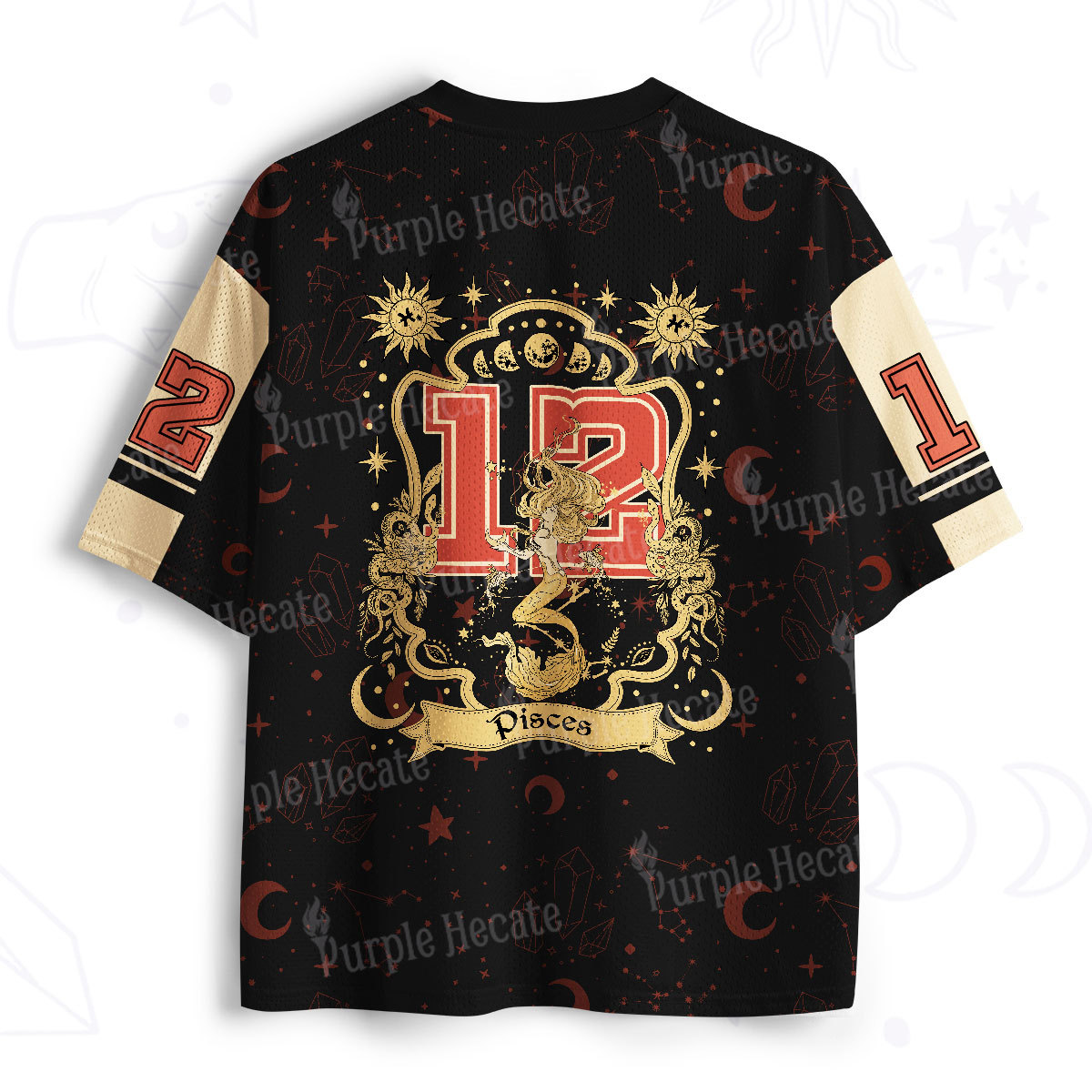 Purplehecate Pisces' Astral Mirage Zodiac Mesh Jersey