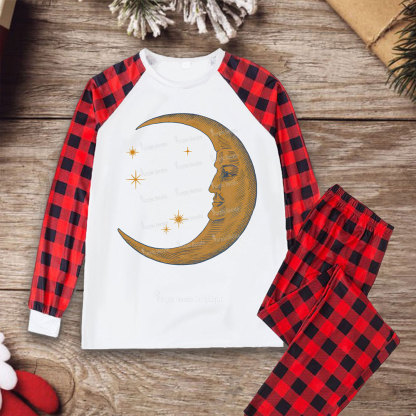 Purplehecate Celestial Moon Christmas Pajamas