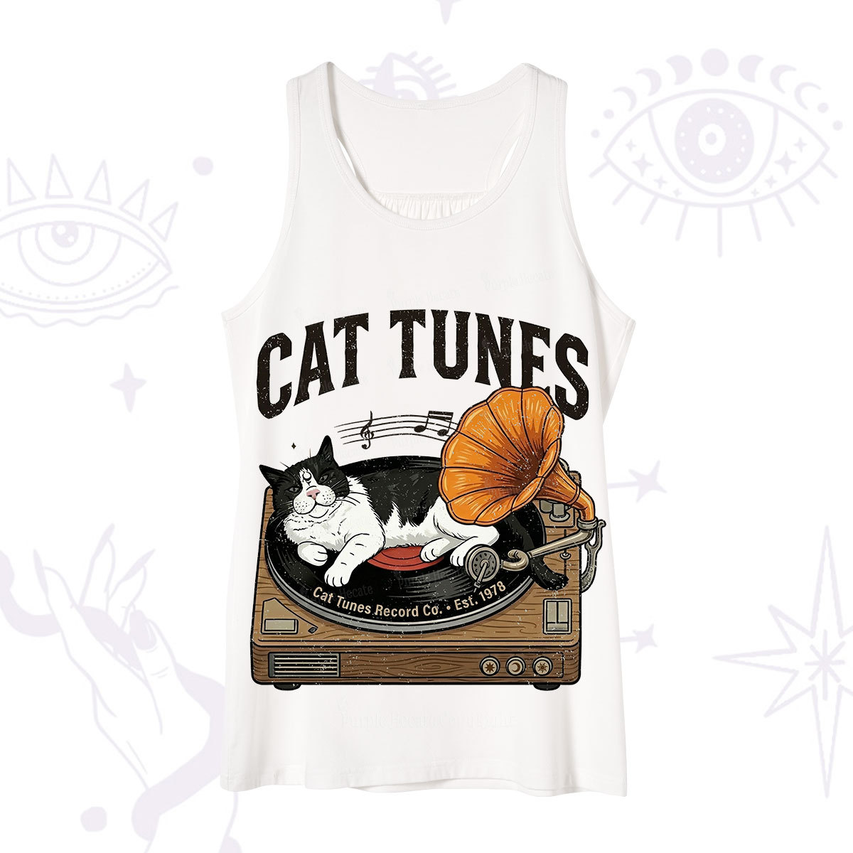 Purplehecate Cat Tunes Tank