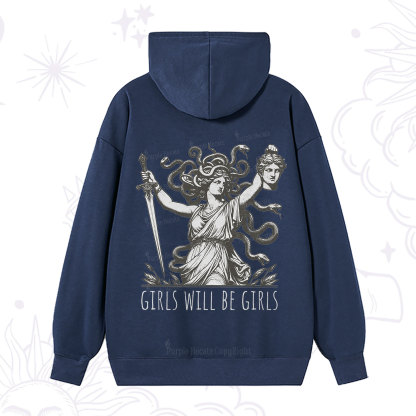 Purplehecate Girls Will Be Girls Medusa Hoodie