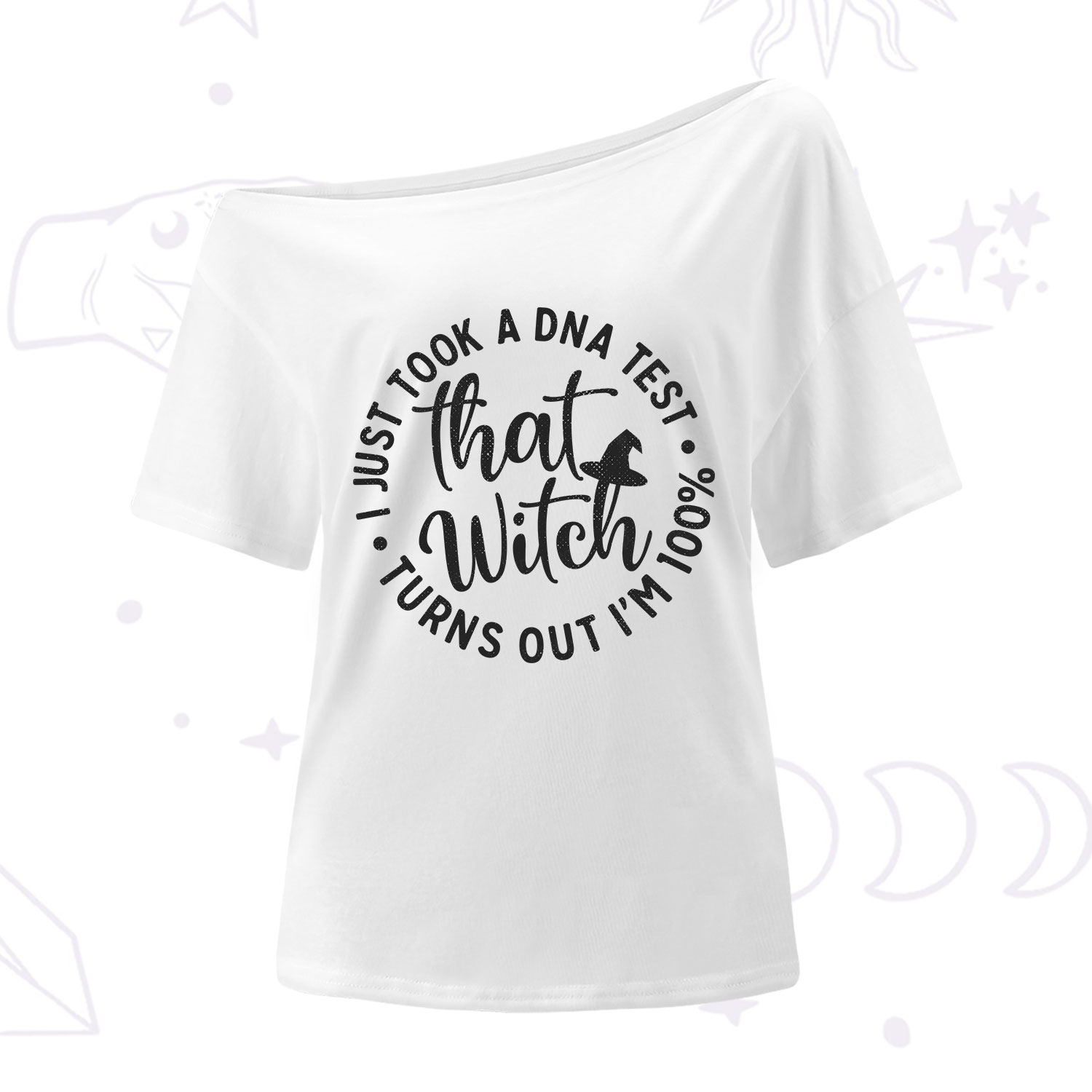 Purplehecate Turns Out Im 100% That Witch One Shoulder T-Shirt
