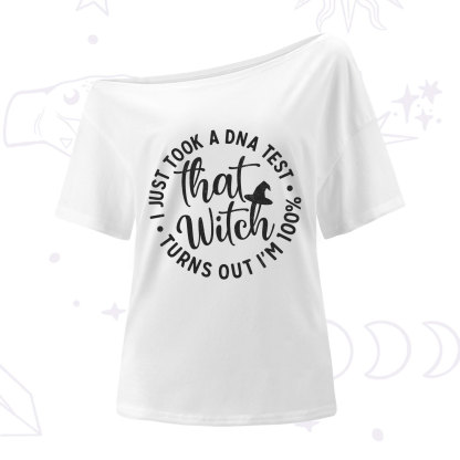 Purplehecate Turns Out Im 100% That Witch One Shoulder T-Shirt