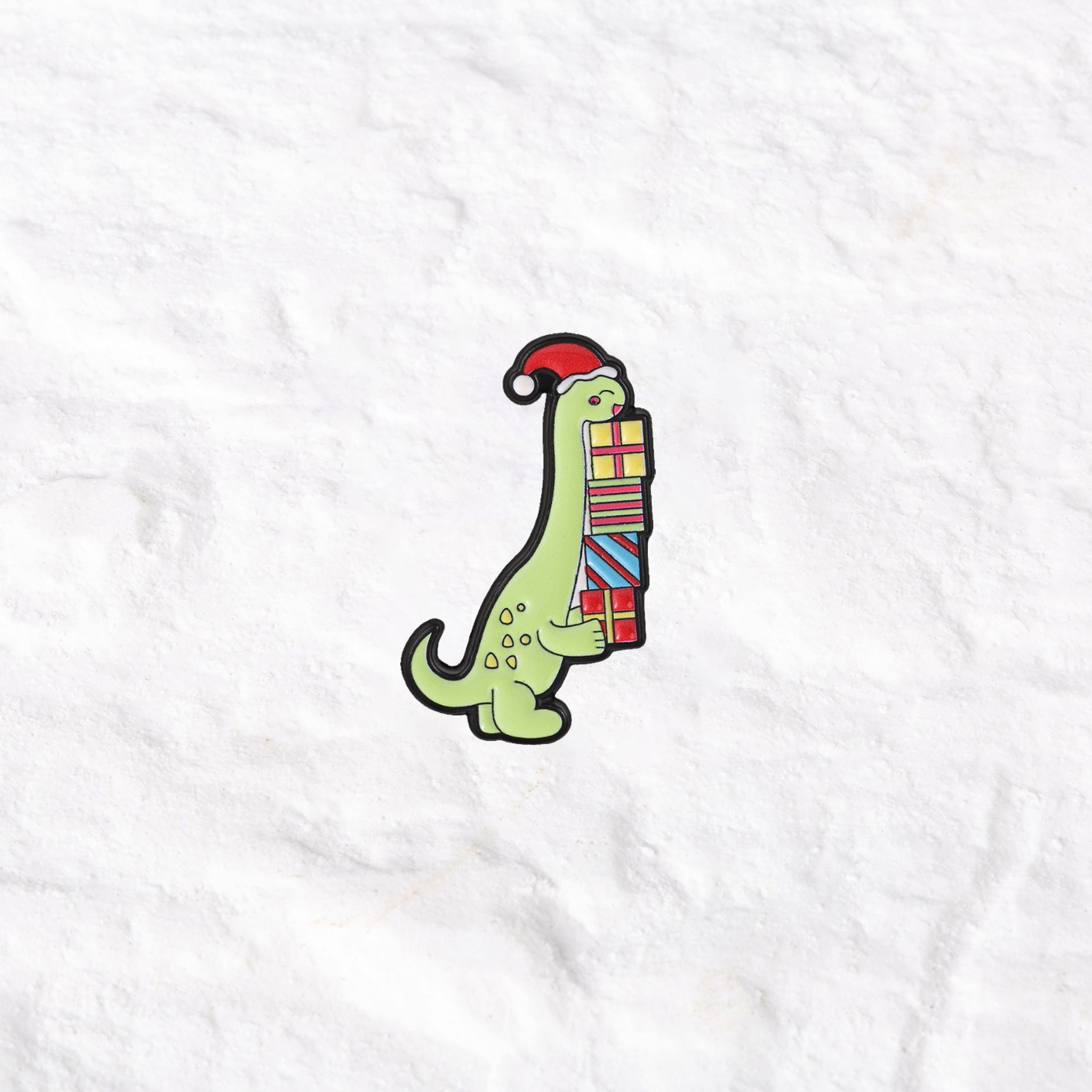 Purplehecate Dinomite Christmas Pin