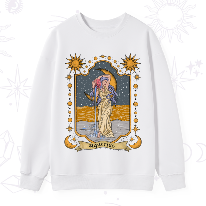 Purplehecate Aquarius Zodiac Sweatshirt