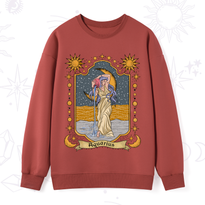 Purplehecate Aquarius Zodiac Sweatshirt