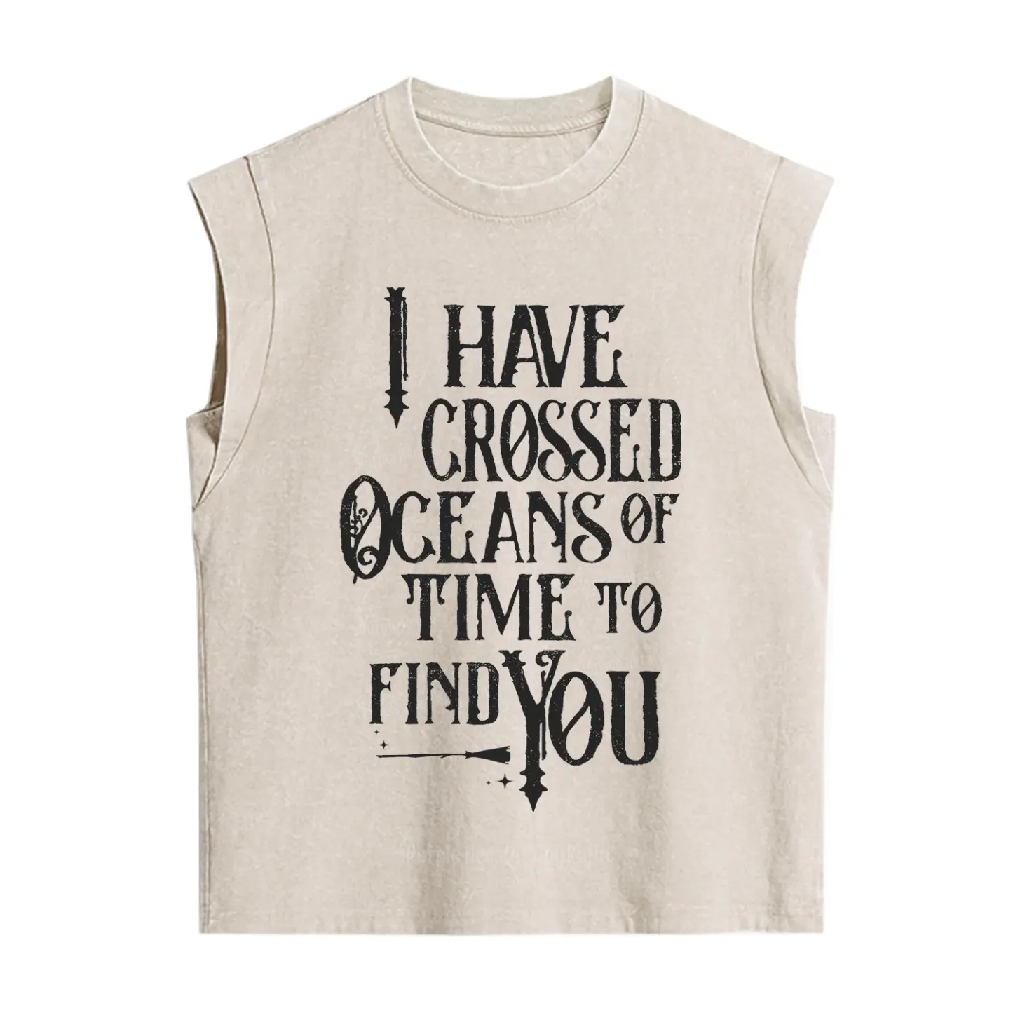 Purplehecate Across Oceans of Time I Found You Vintage Washed Tank