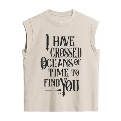 Purplehecate Across Oceans of Time I Found You Vintage Washed Tank