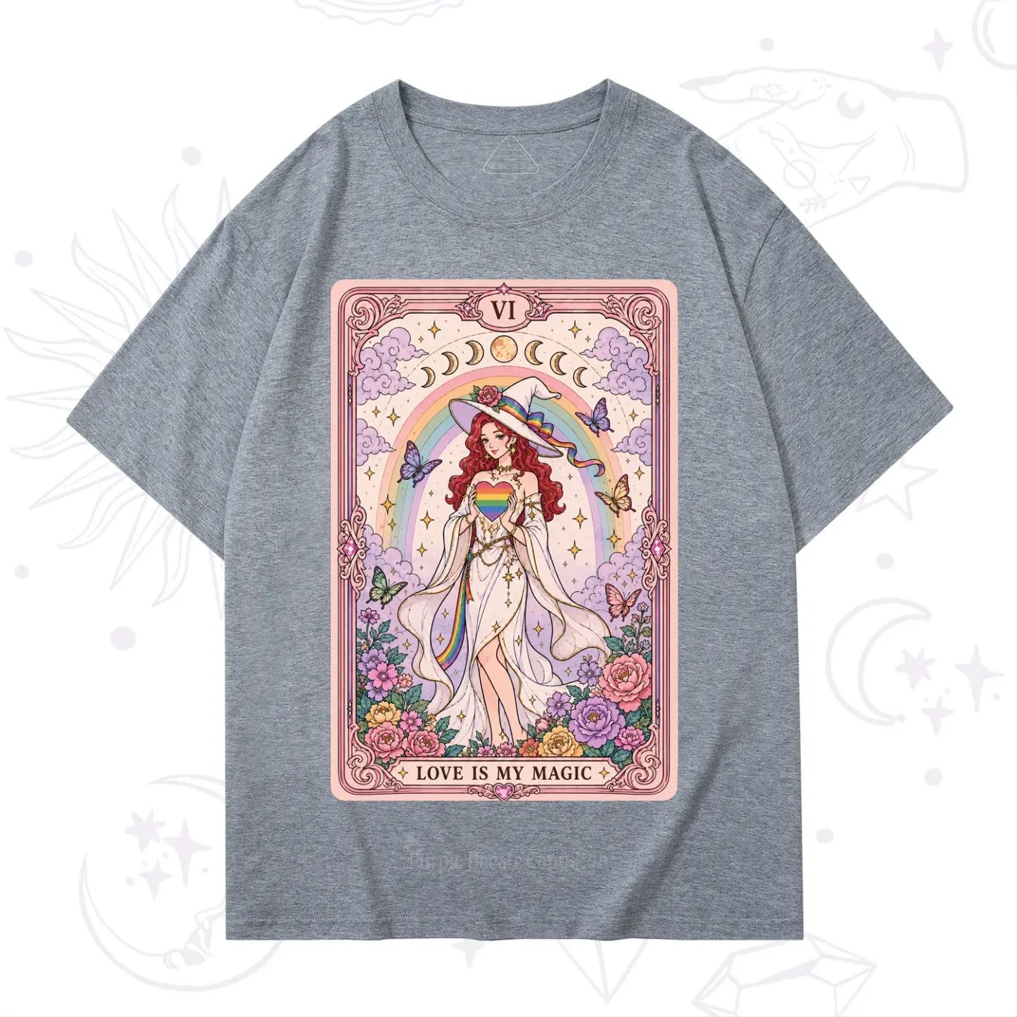 Purplehecate The Love Is My Magic Tarot Pride T-Shirt