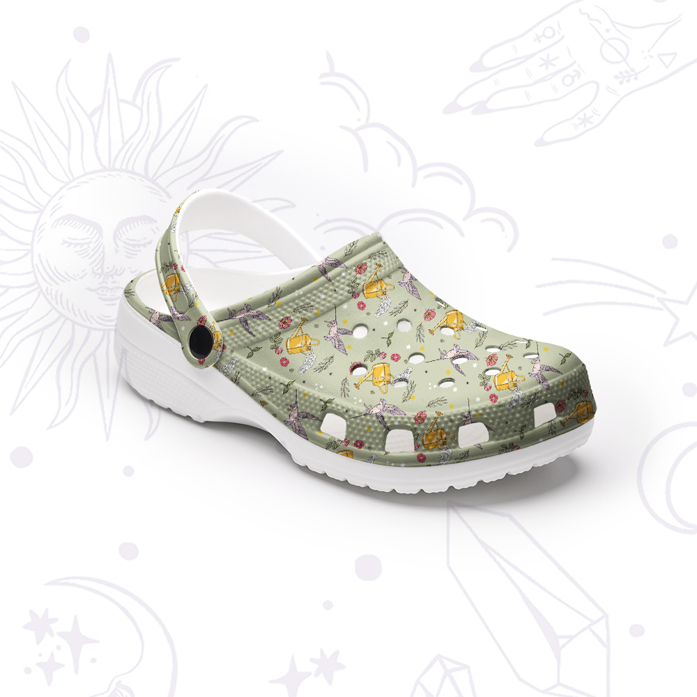 Purplehecate Magical Garden Rubber Clogs