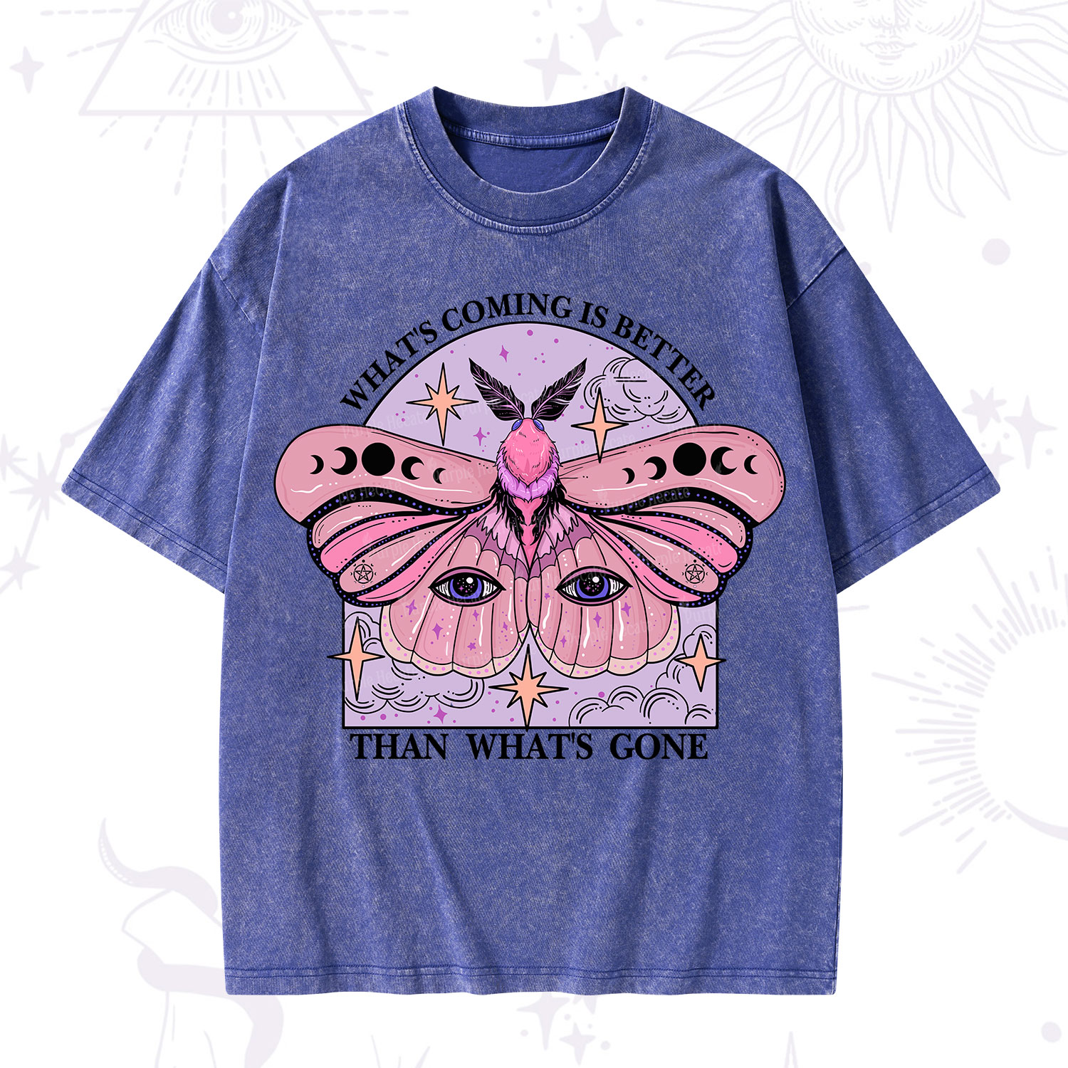 Purplehecate What's Coming Is Better Than What's Gone Washed T-Shirt