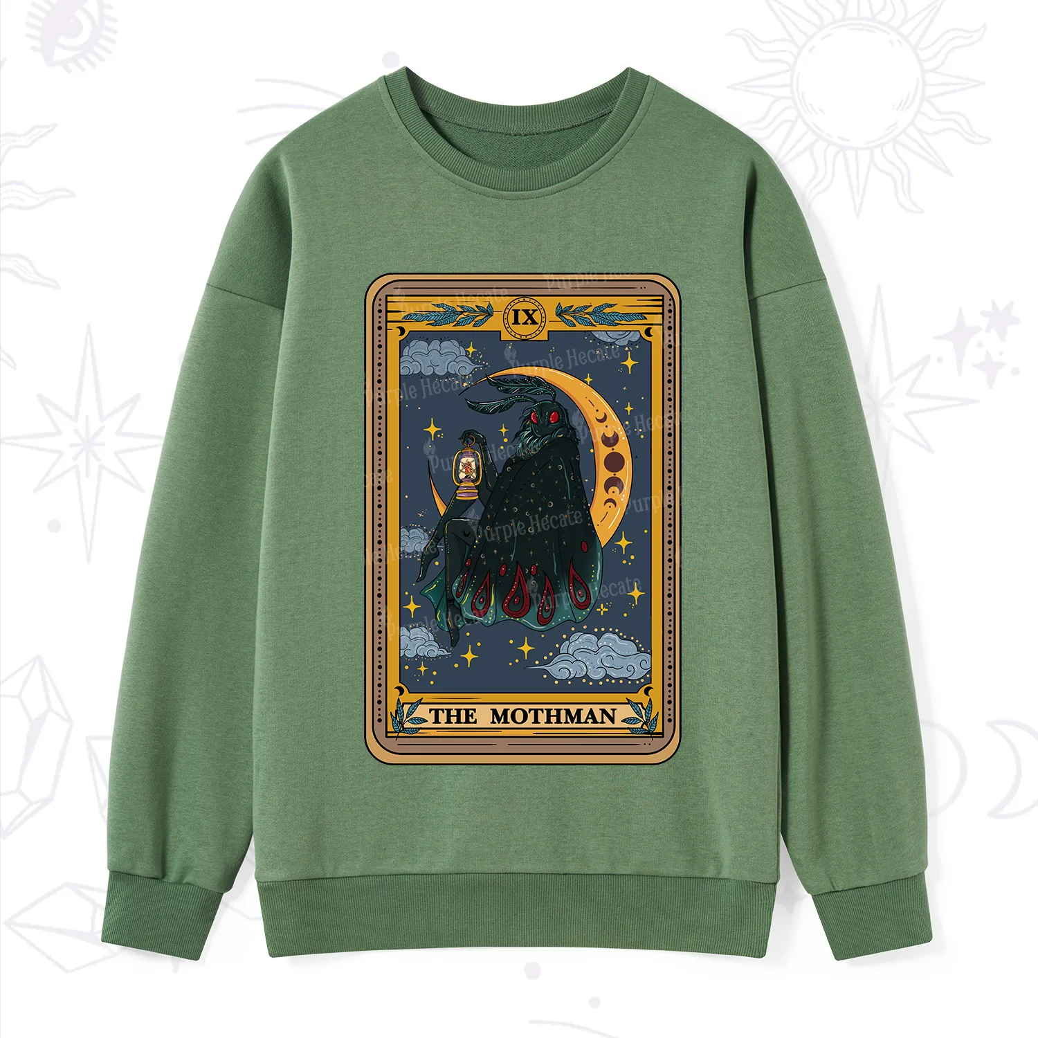 Purplehecate The Mothmen Tarot Sweatshirt