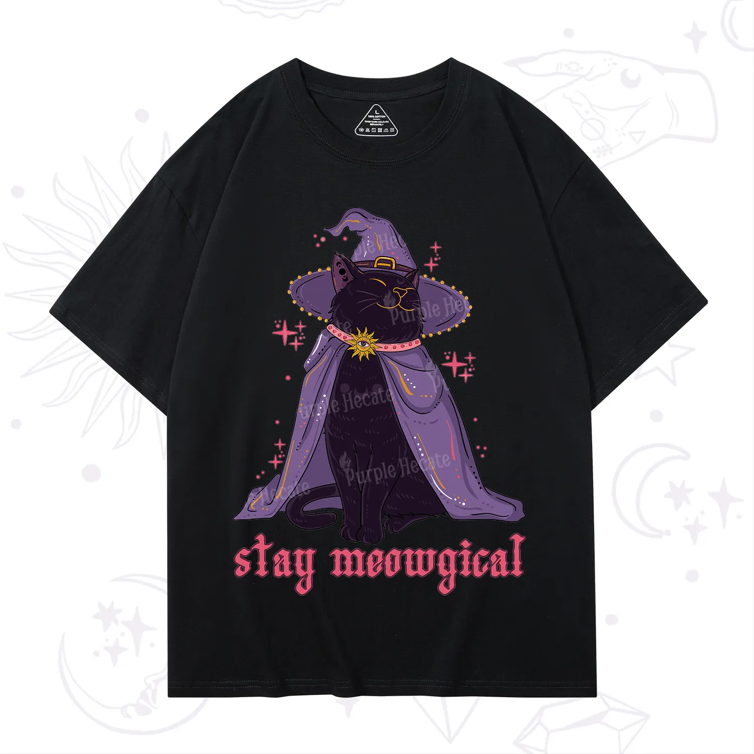 Purplehecate Stay Meowgical Cat T-Shirt
