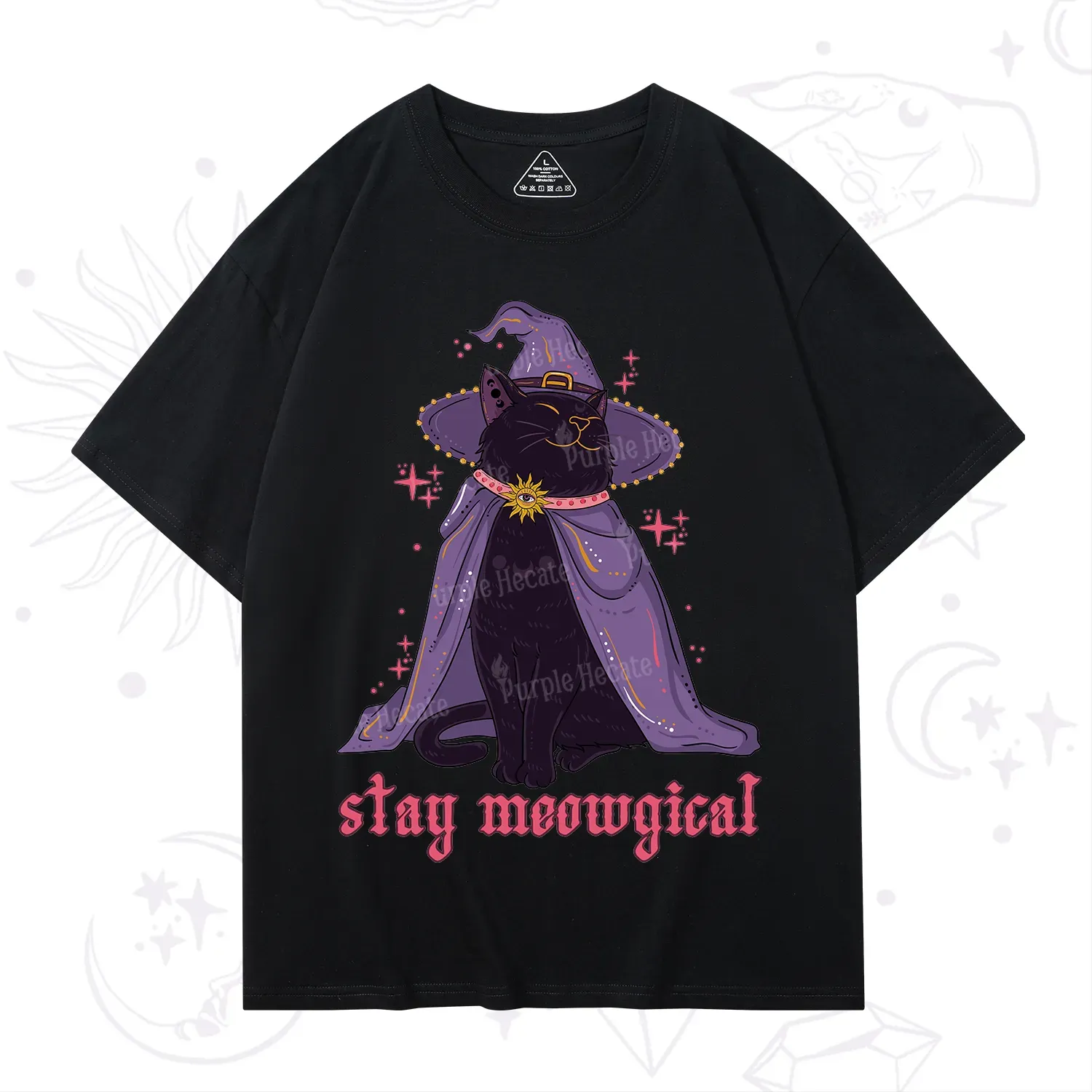 Purplehecate Stay Meowgical Cat T-Shirt