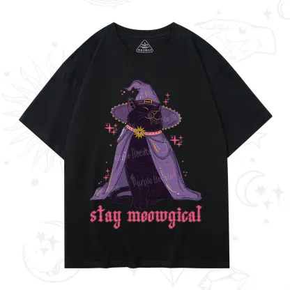 Purplehecate Stay Meowgical Cat T-Shirt