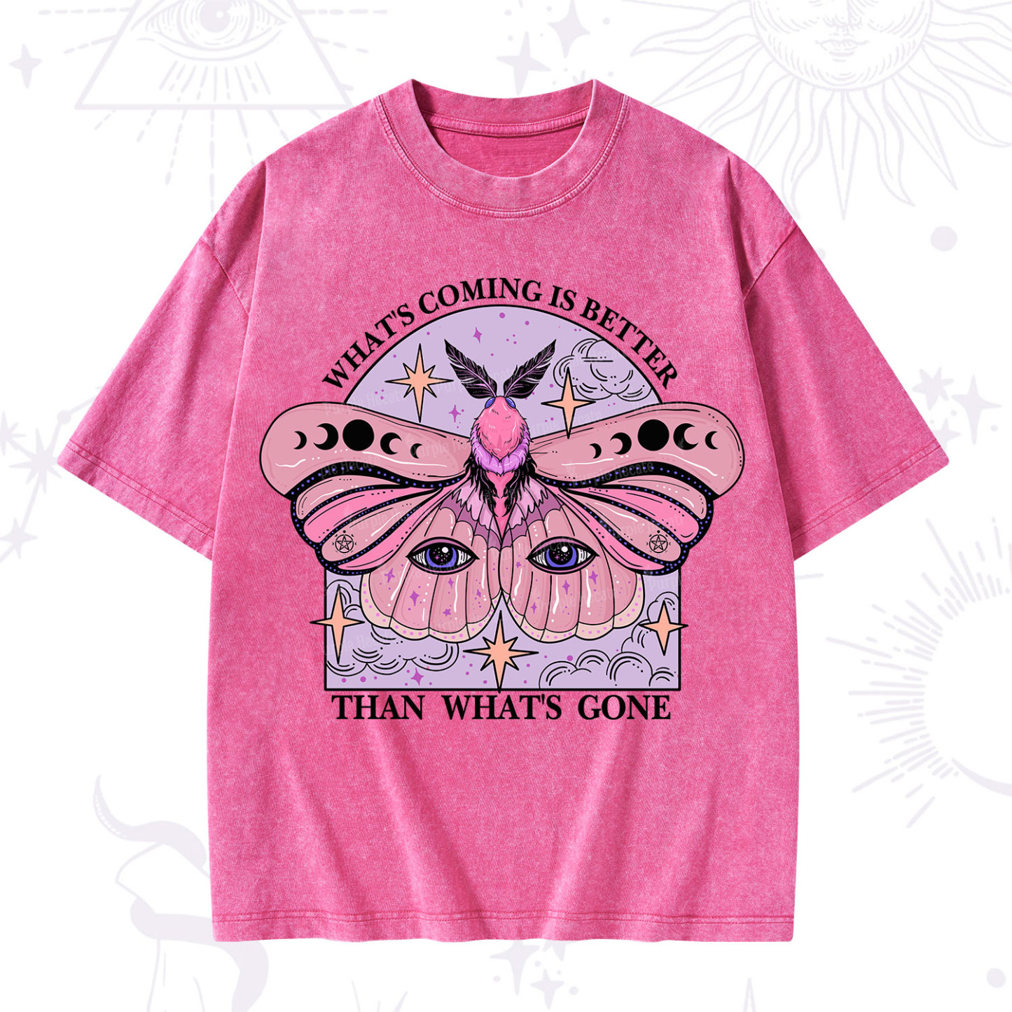 Purplehecate What's Coming Is Better Than What's Gone Washed T-Shirt