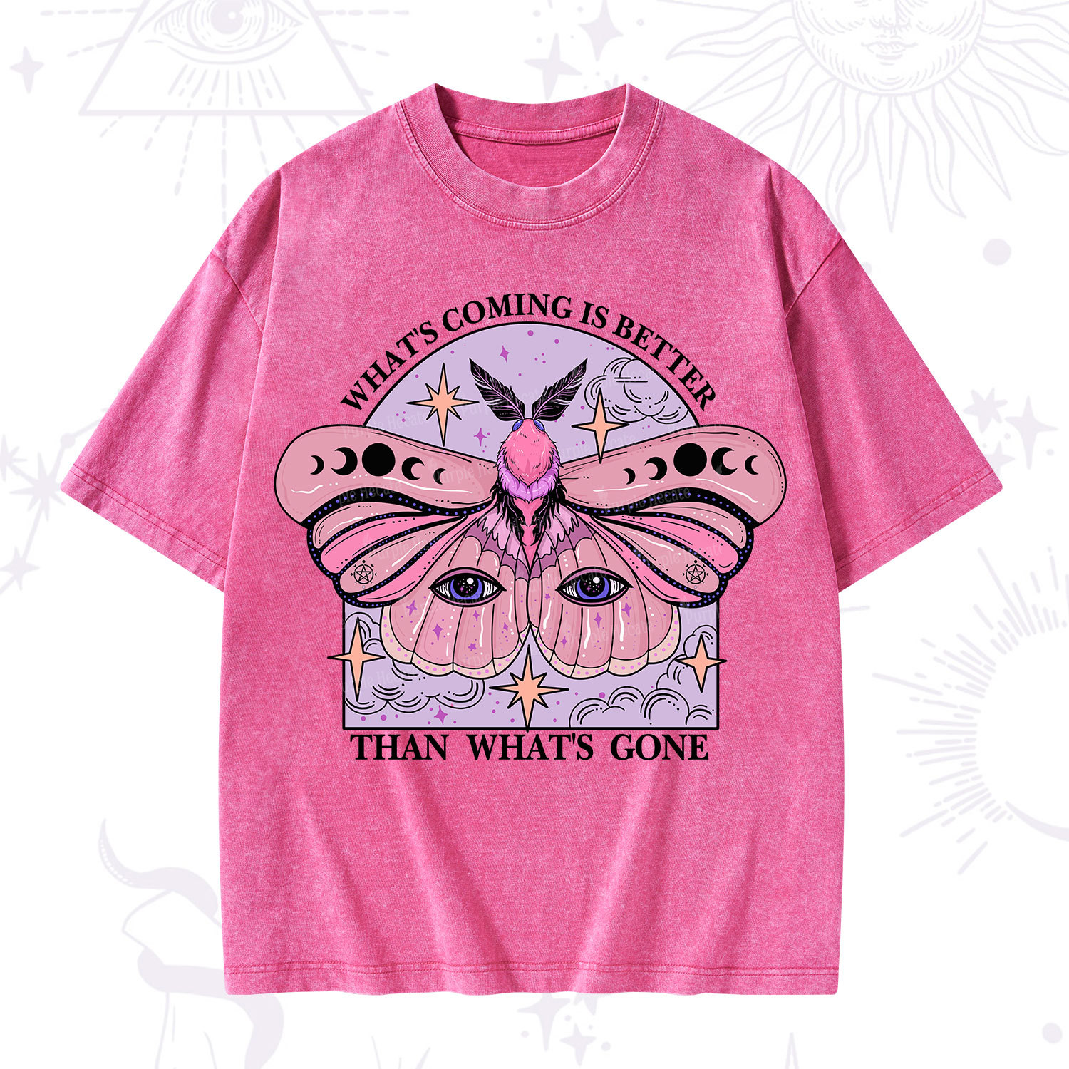 Purplehecate What's Coming Is Better Than What's Gone Washed T-Shirt