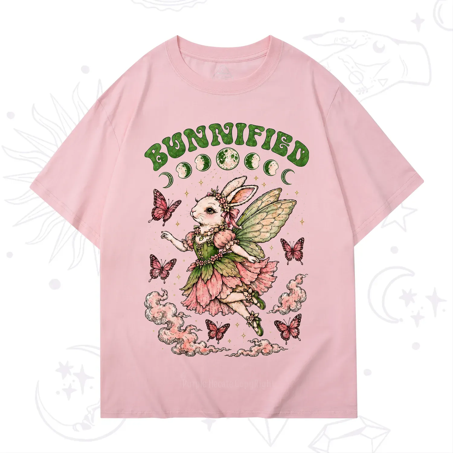Purplehecate Bunnified Fairy Bunny T-Shirt