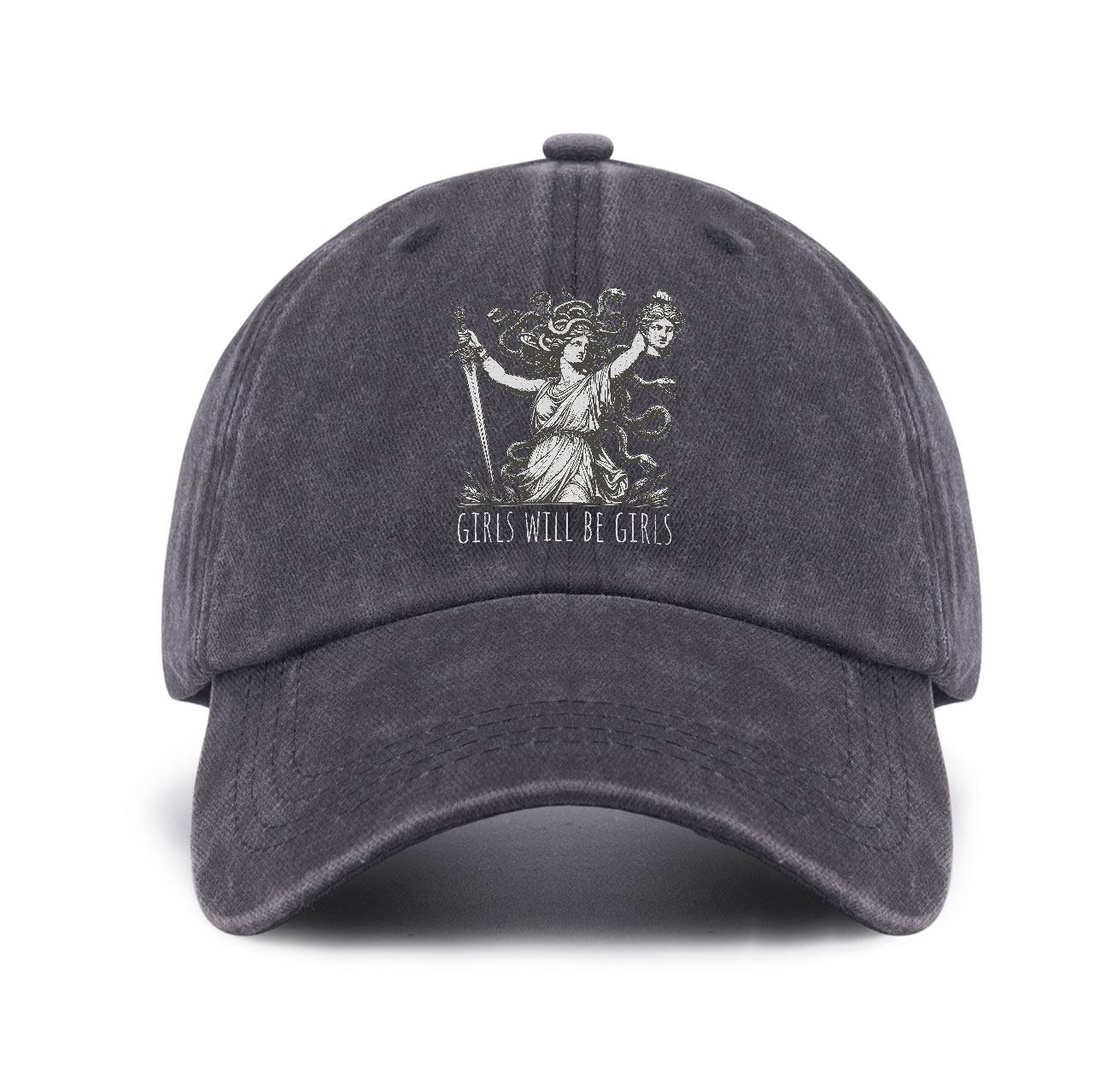 Purplehecate Girls Will Be Girls Medusa Baseball Cap