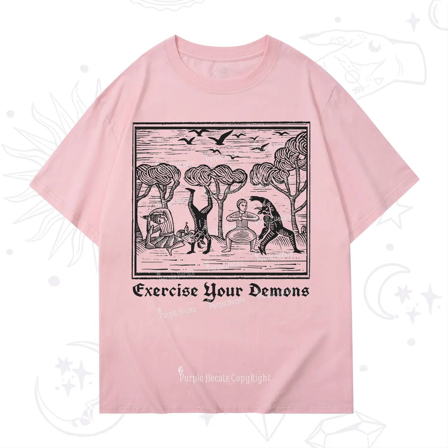 Purplehecate Exercise Your Demons T-Shirt