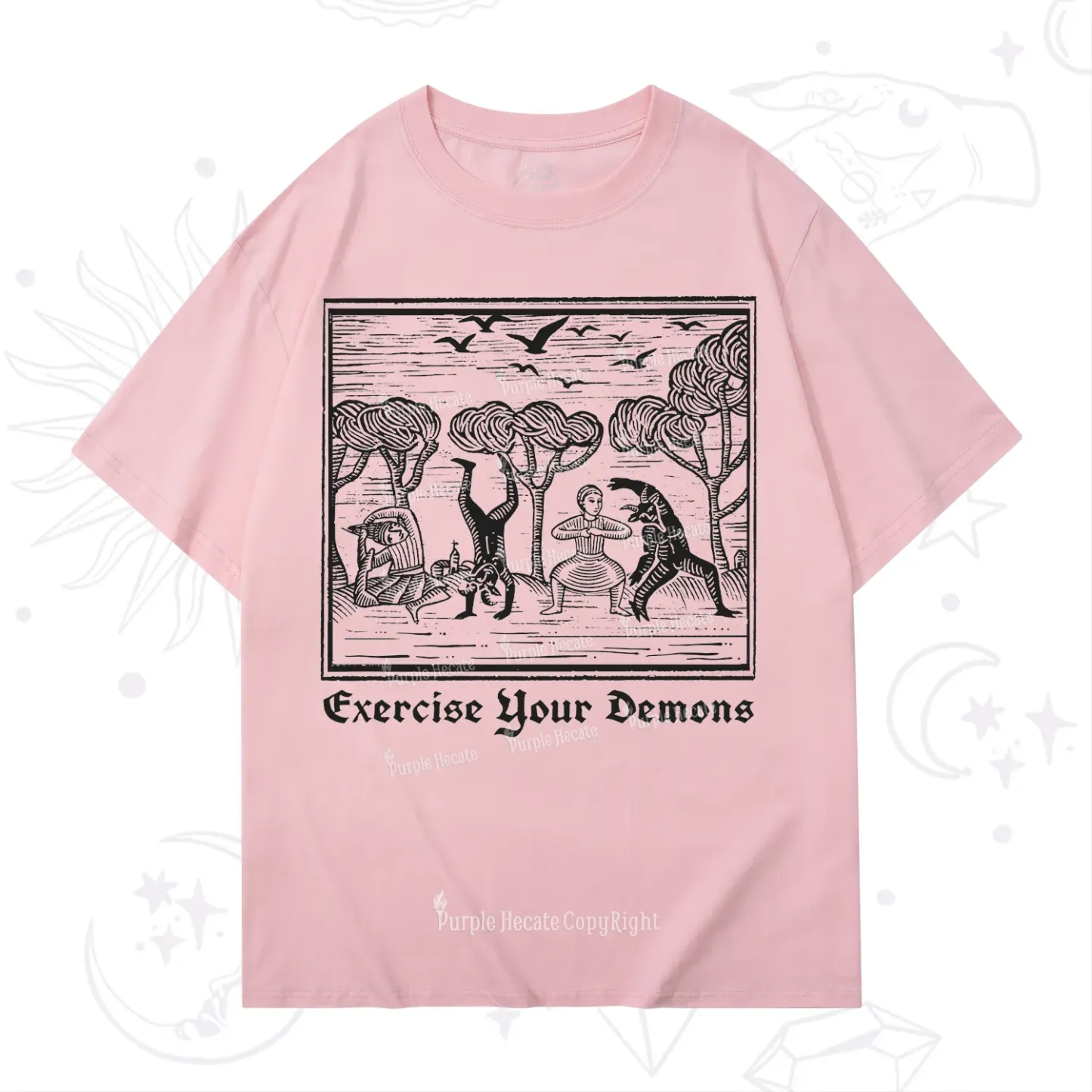 Purplehecate Exercise Your Demons T-Shirt