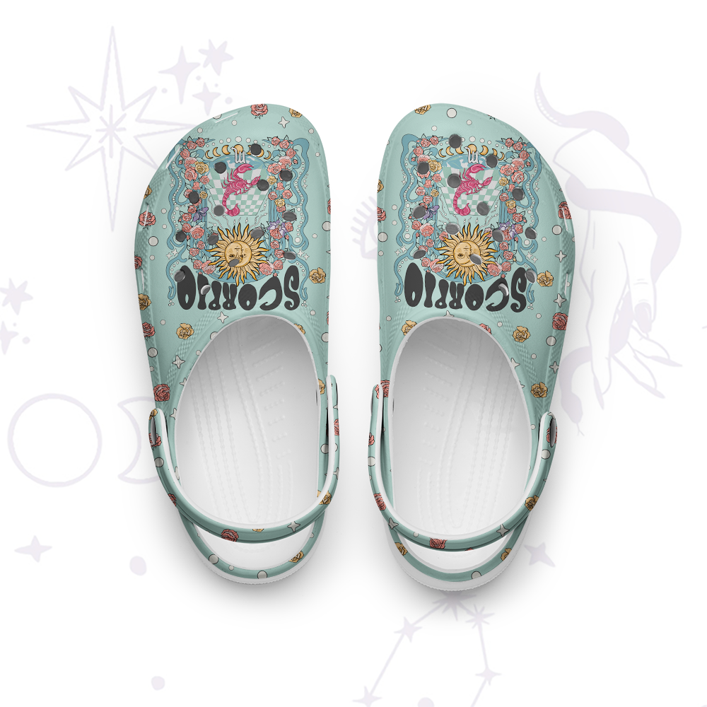 Purplehecate Scorpio Spirit Zodiac Rubber Clogs