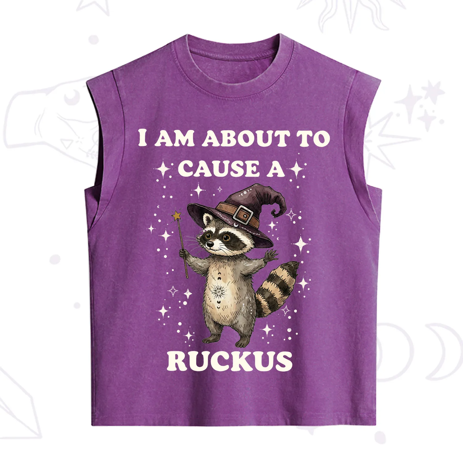Purplehecate I Am About To Cause A Ruckus Vintage Washed Tank