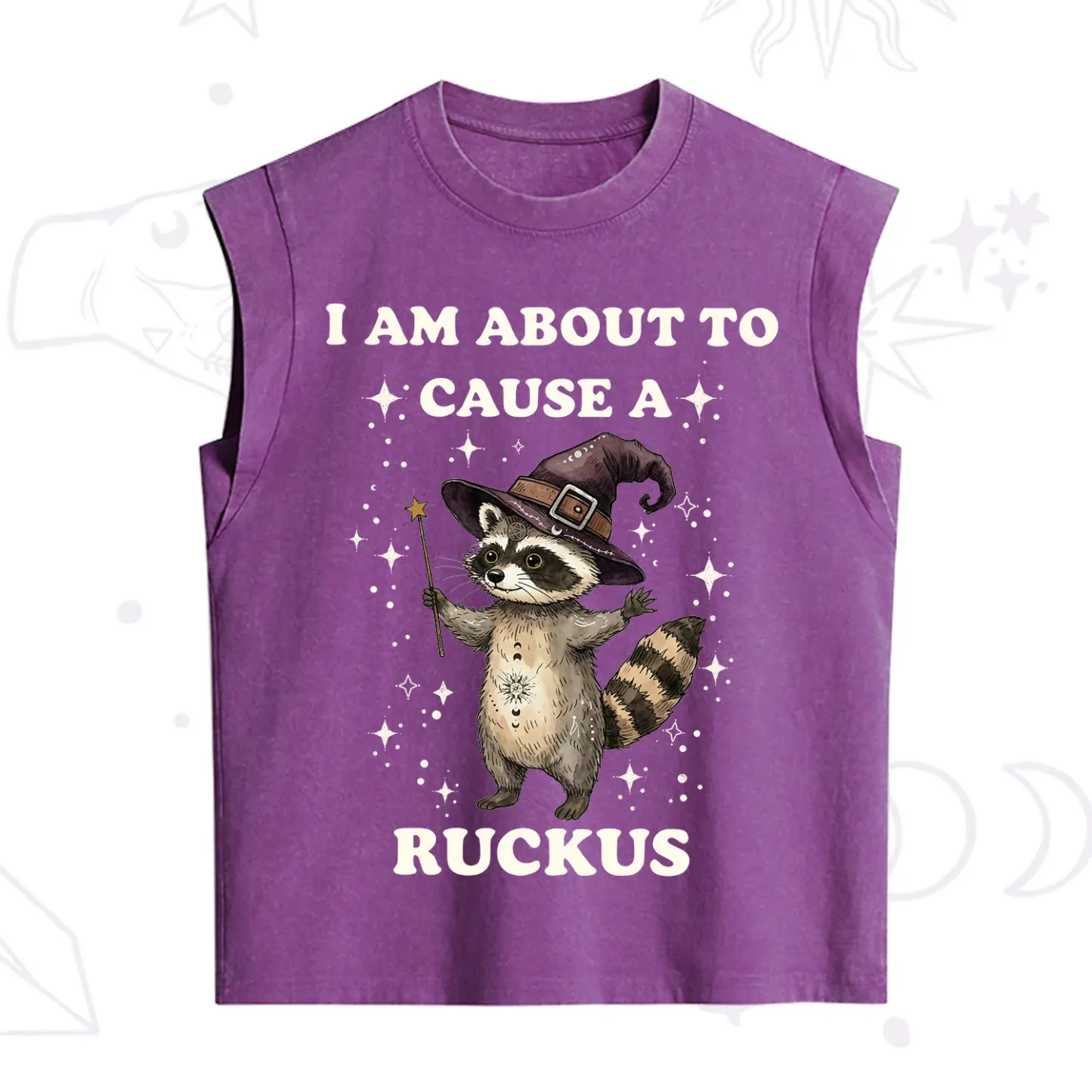 Purplehecate I Am About To Cause A Ruckus Vintage Washed Tank