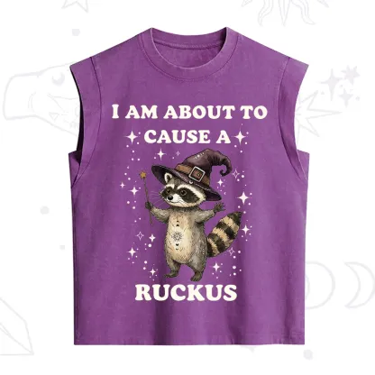 Purplehecate I Am About To Cause A Ruckus Vintage Washed Tank
