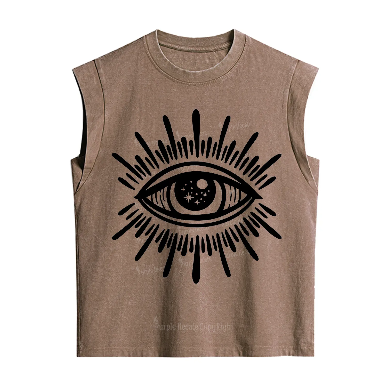 Purplehecate Evil Eye Vintage Washed Tank