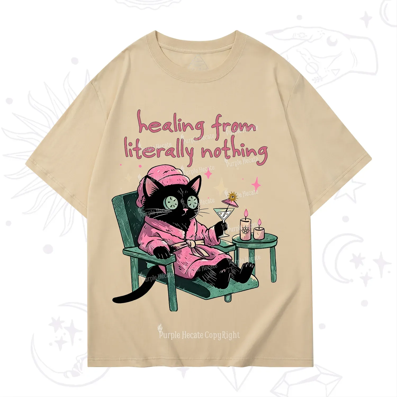 Purplehecate Healing From Literally Nothing T-Shirt