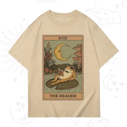 Purplehecate The Reader Frog Tarot T-Shirt