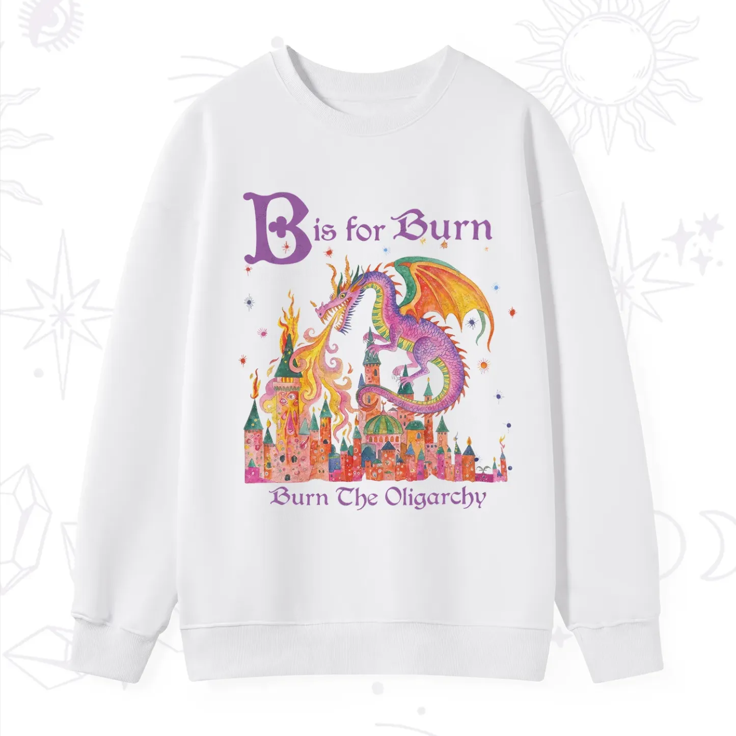 Purplehecate Burn The Oligarchy Sweatshirt
