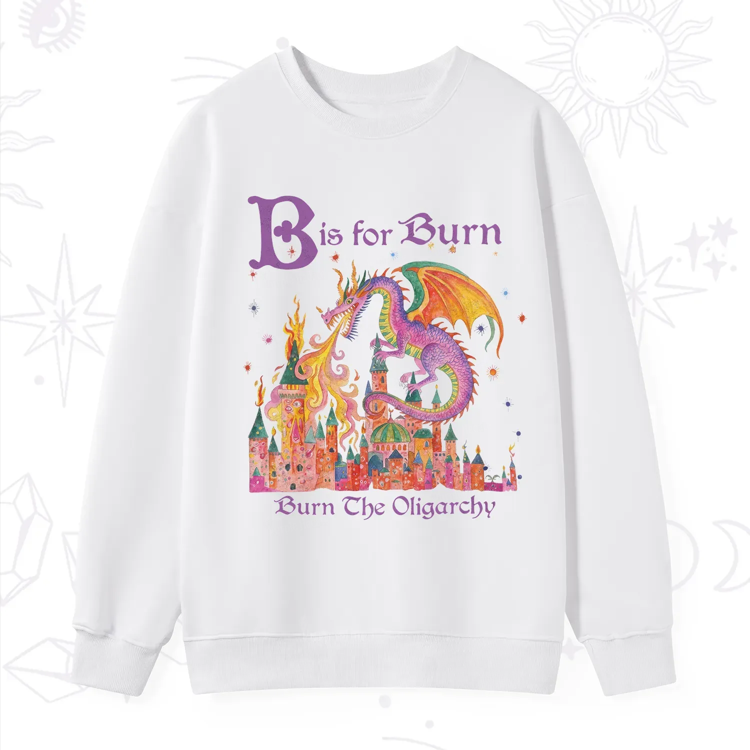 Purplehecate Burn The Oligarchy Sweatshirt