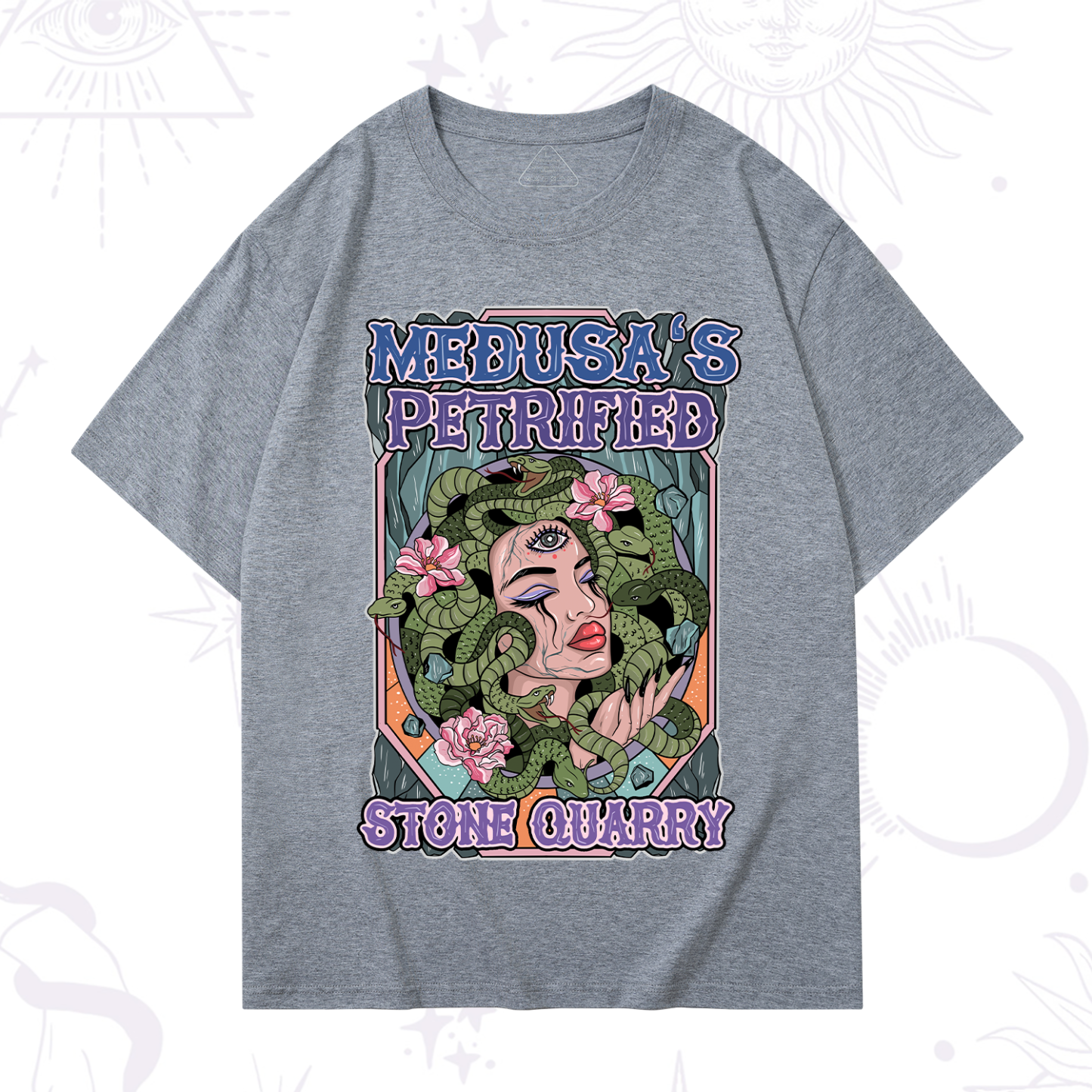 Magic Purplehecate The Gorgon With Snake Hair Medusa T-Shirt