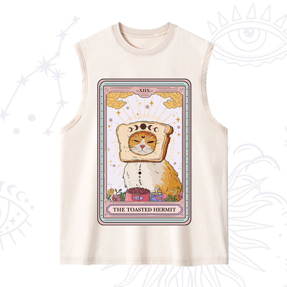 Purplehecate The Toasted Hermit Tarot Washed Tank