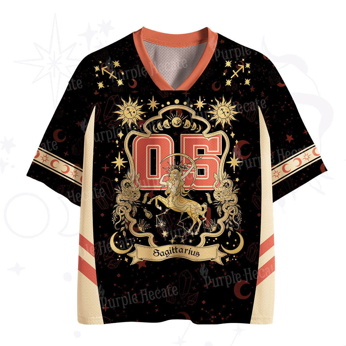 Purplehecate Sagittarius' Astral Mirage Zodiac Mesh Jersey