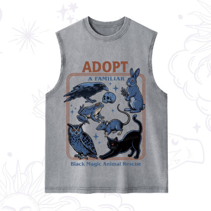 Purplehecate Adopt a Familiar Washed Tank