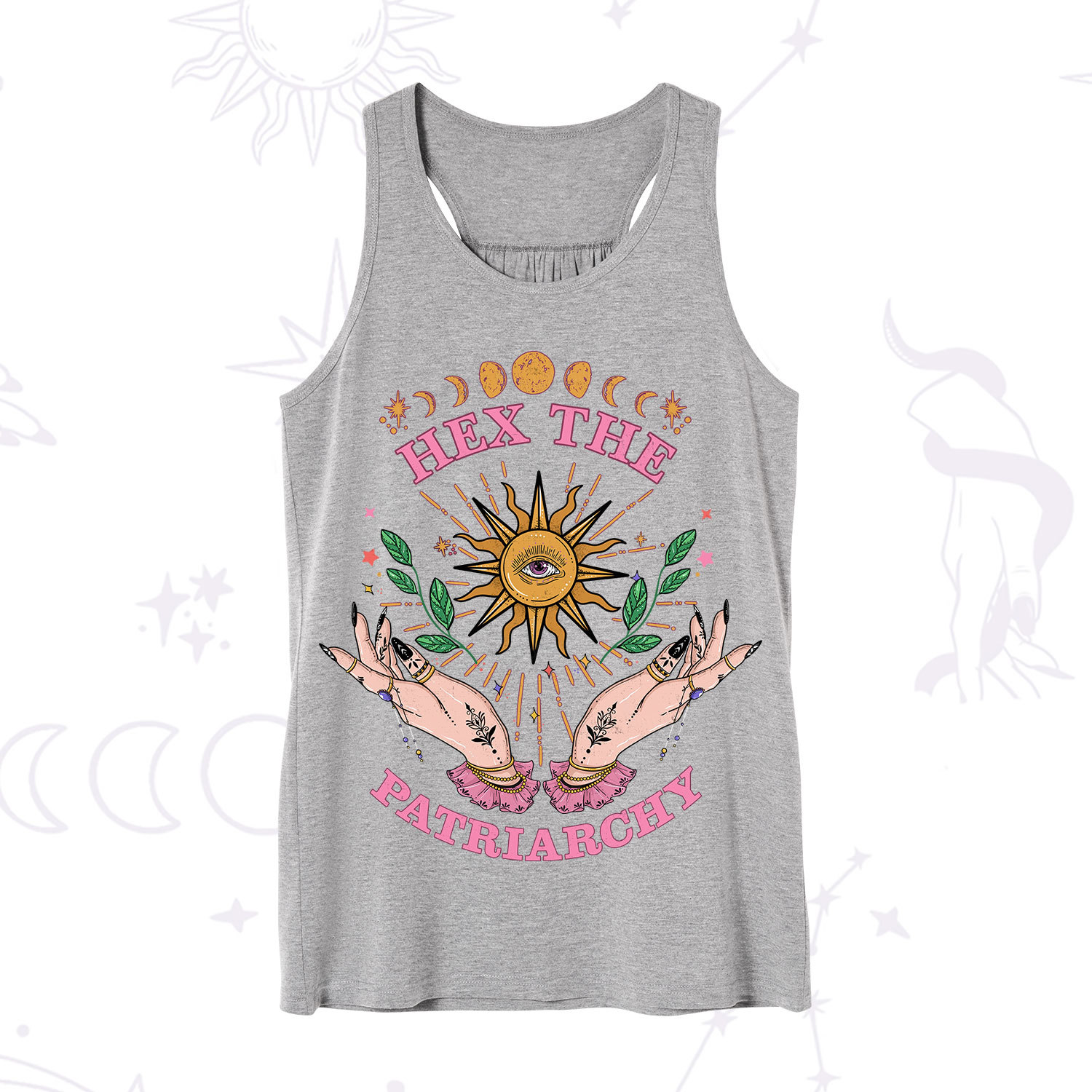 Purplehecate Hex The Patriarchy Witchy Tank