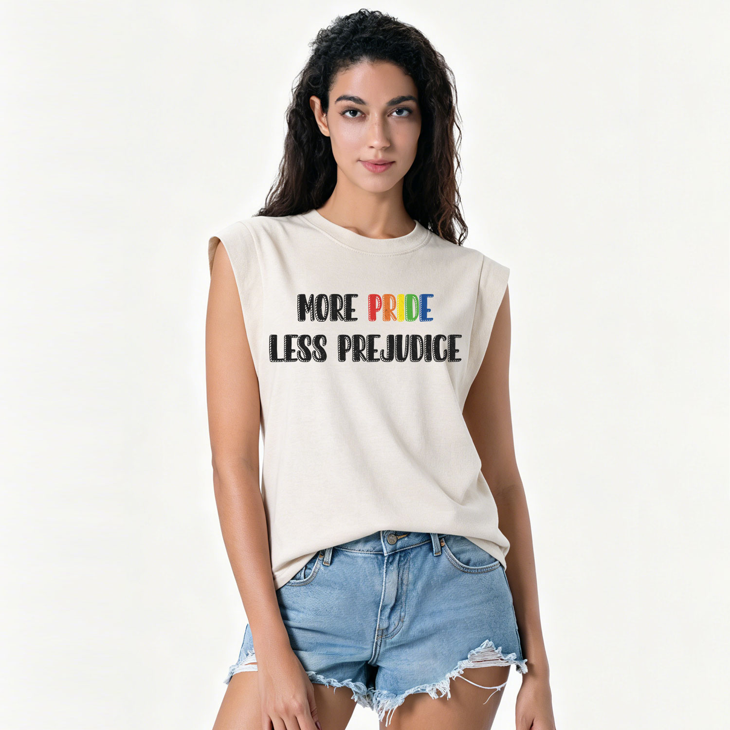 Purplehecate More Pride Less Prejudice Vintage Washed Tank