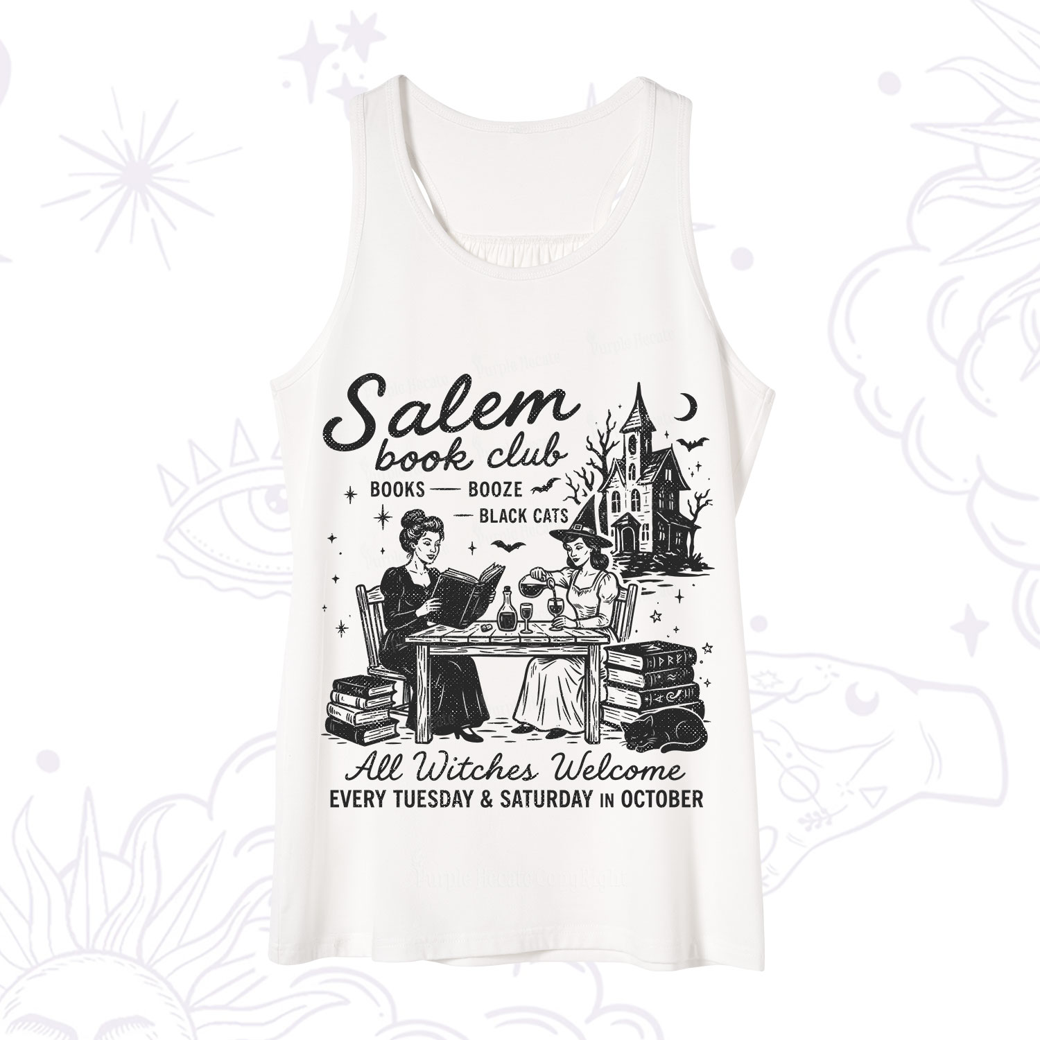 Purplehecate Salem Book Club Tank