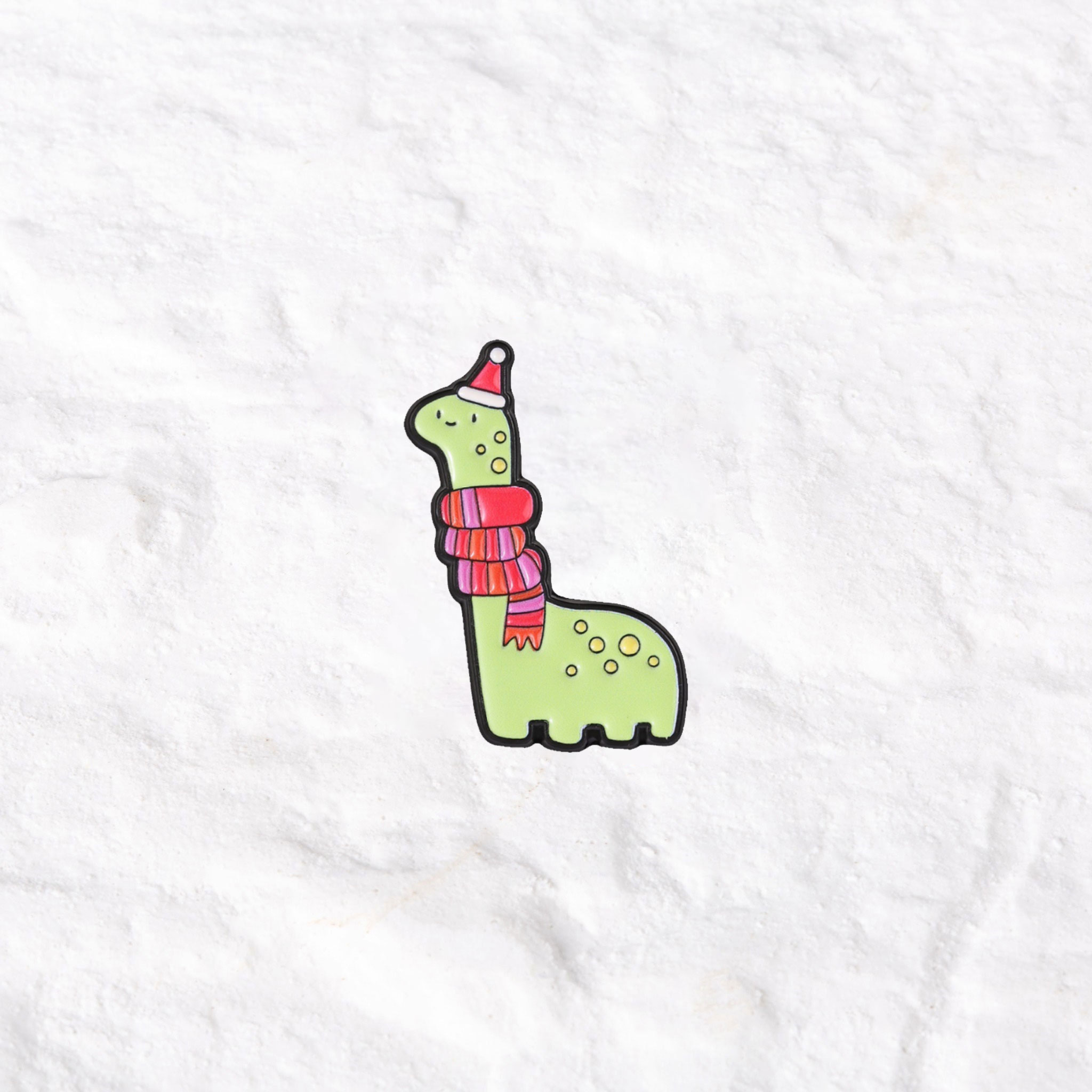 Purplehecate Dinomite Christmas Pin