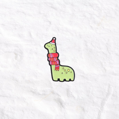 Purplehecate Dinomite Christmas Pin
