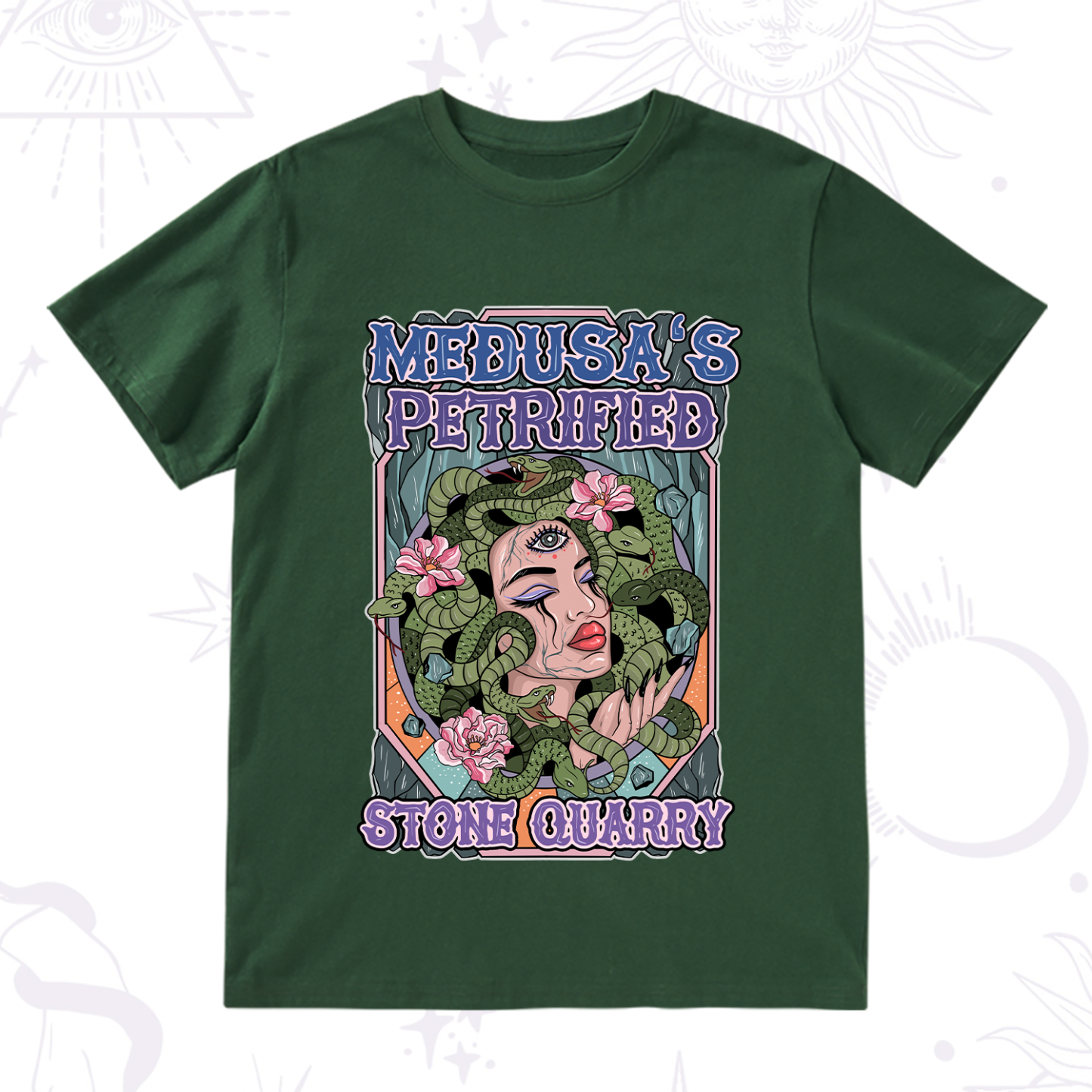 Purplehecate The Gorgon With Snake Hair Medusa T-Shirt