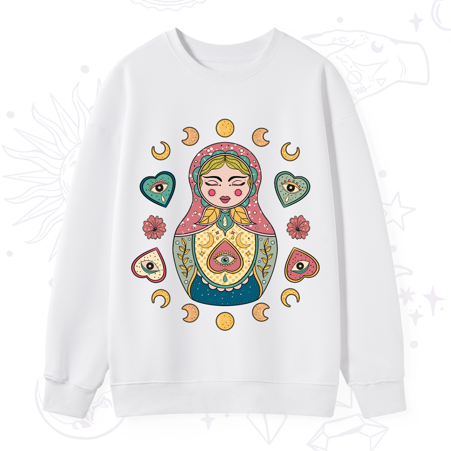 Purplehecate Nesting Doll Sweatshirt