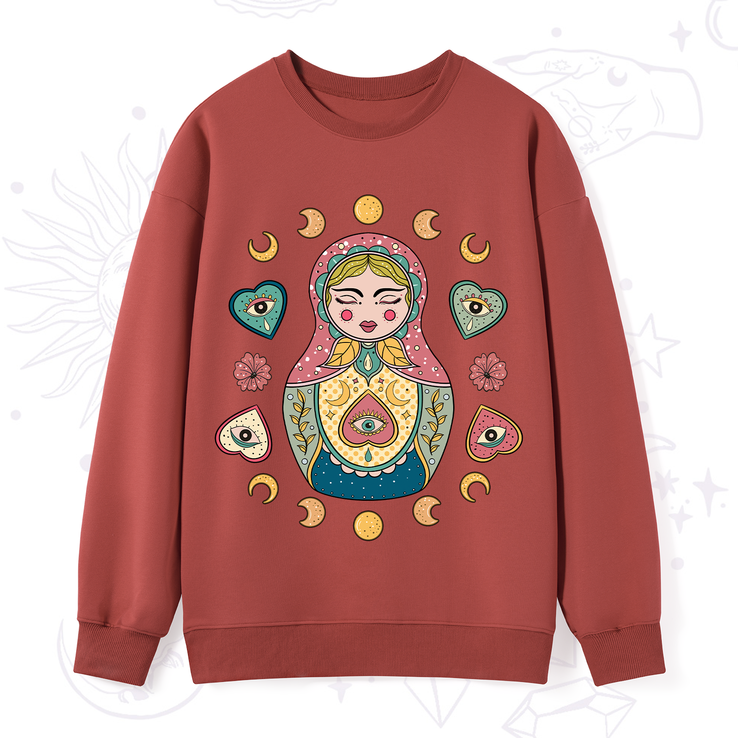 Purplehecate Nesting Doll Sweatshirt