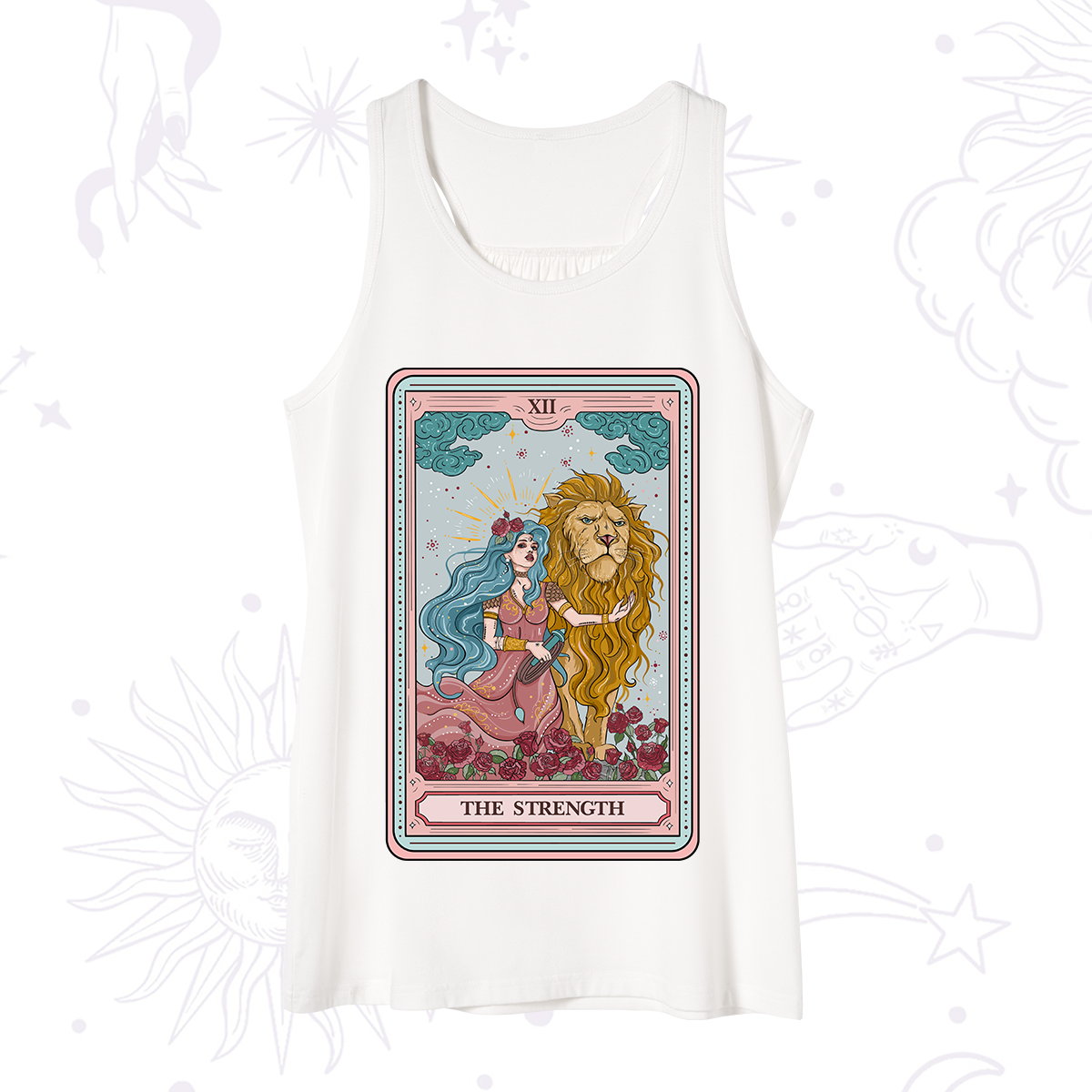 Purplehecate The Strength Tarot Tank