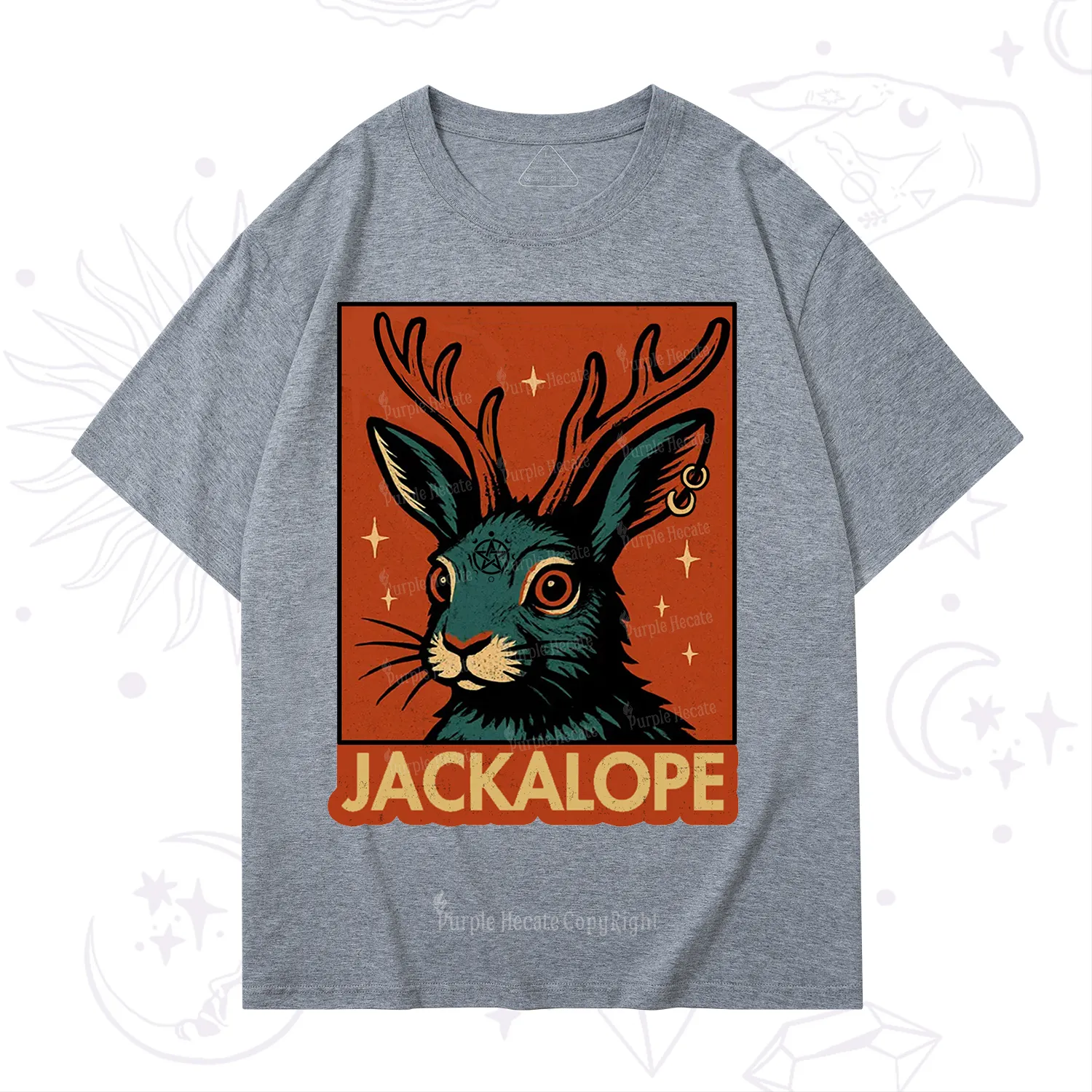 Purplehecate Funny Jackalope T-Shirt